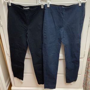 Everlane side-zip stretch cotton pants size 6